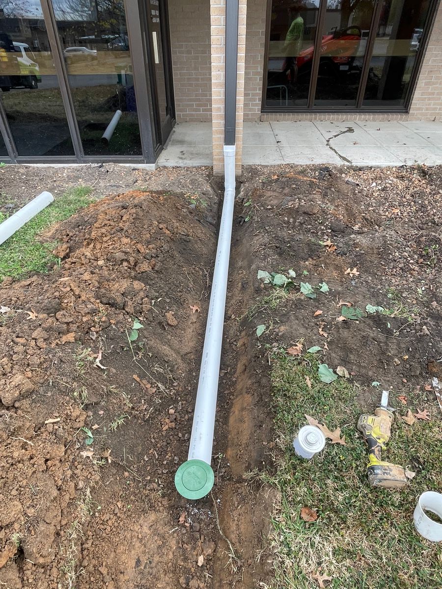 Gutter Guard & Down Spout Drainage Installation for Kelso's Lawn Maintenance in Medina, TN