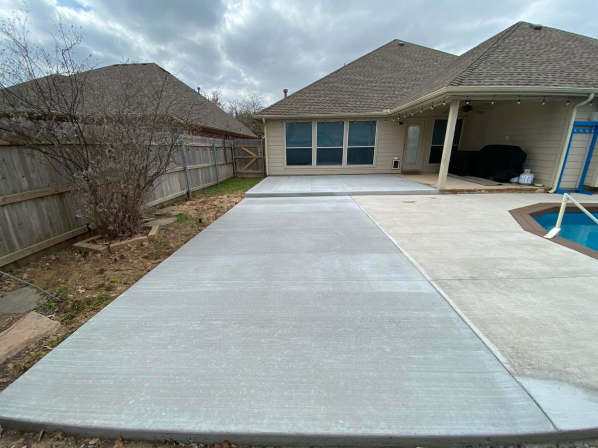 Concrete Slab Construction for New Gen Concrete in Keller, TX