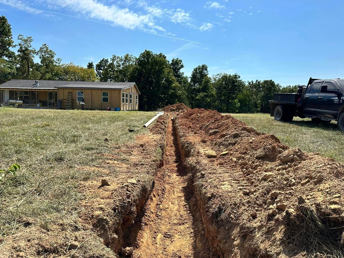 Site Preparation for Boyd Septic & Utility LLC in West Fork, AR