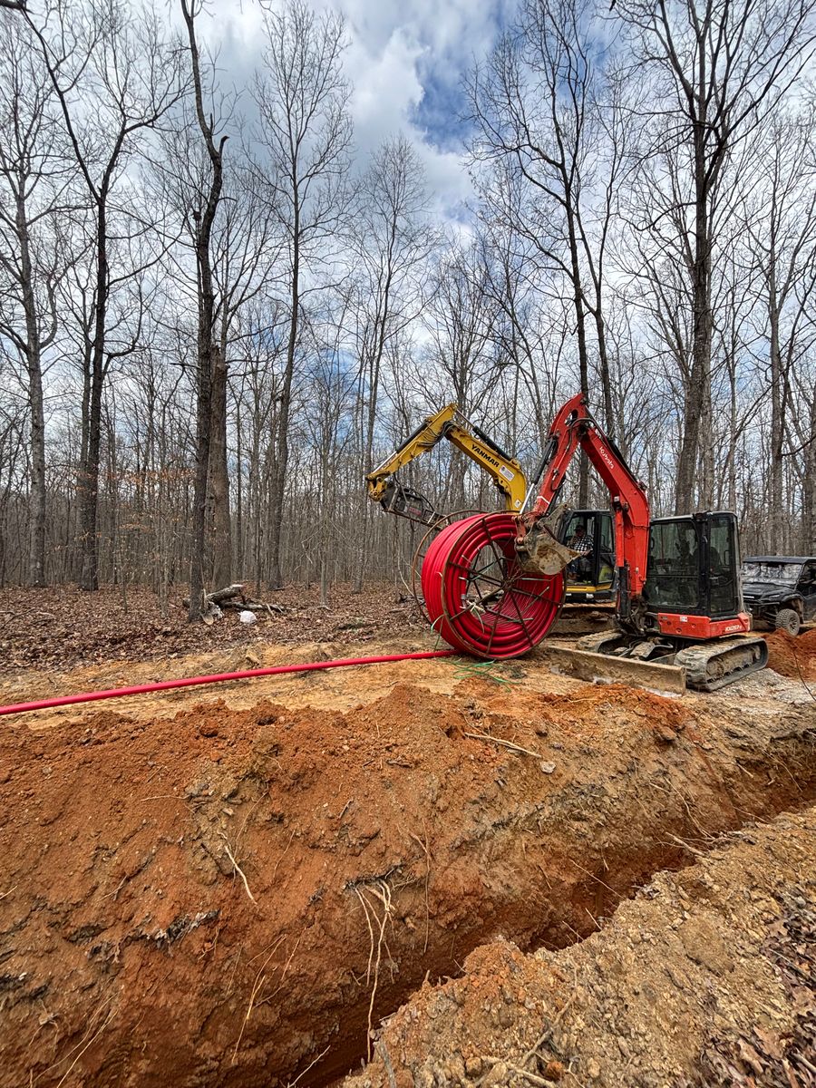 Excavation for TD Dirtworks in Tracy City, TN