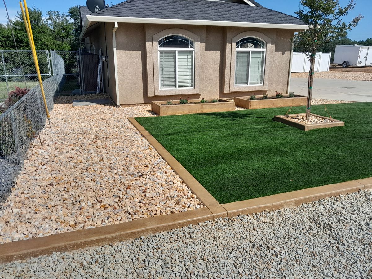 Landscaping for Austin LoBue Construction in Cottonwood, CA