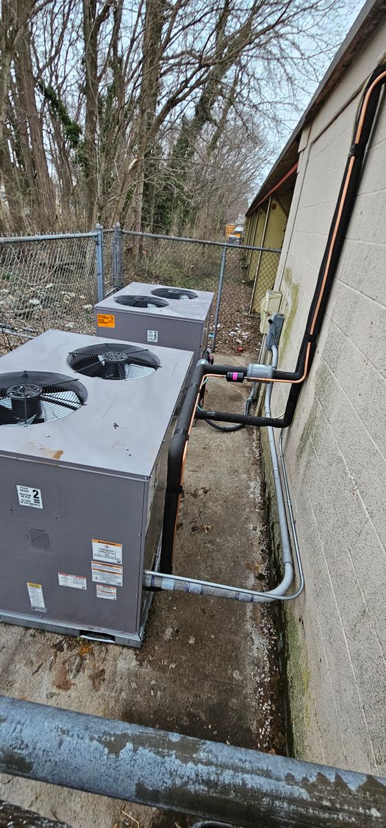 Installation of HVAC Systems for Chaney’s Mechanical Services in Sharpsburg, MD