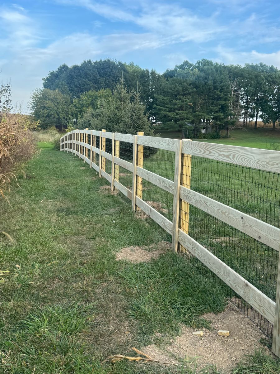 Fence Installation & Repairs for Risner Construction in De Motte, IN