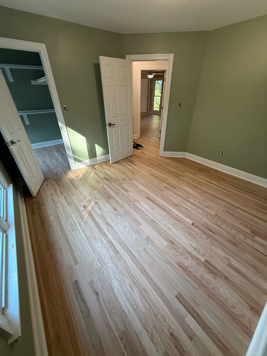 Sanding/Refinishing for Master Hardwood Floors in Raleigh, NC