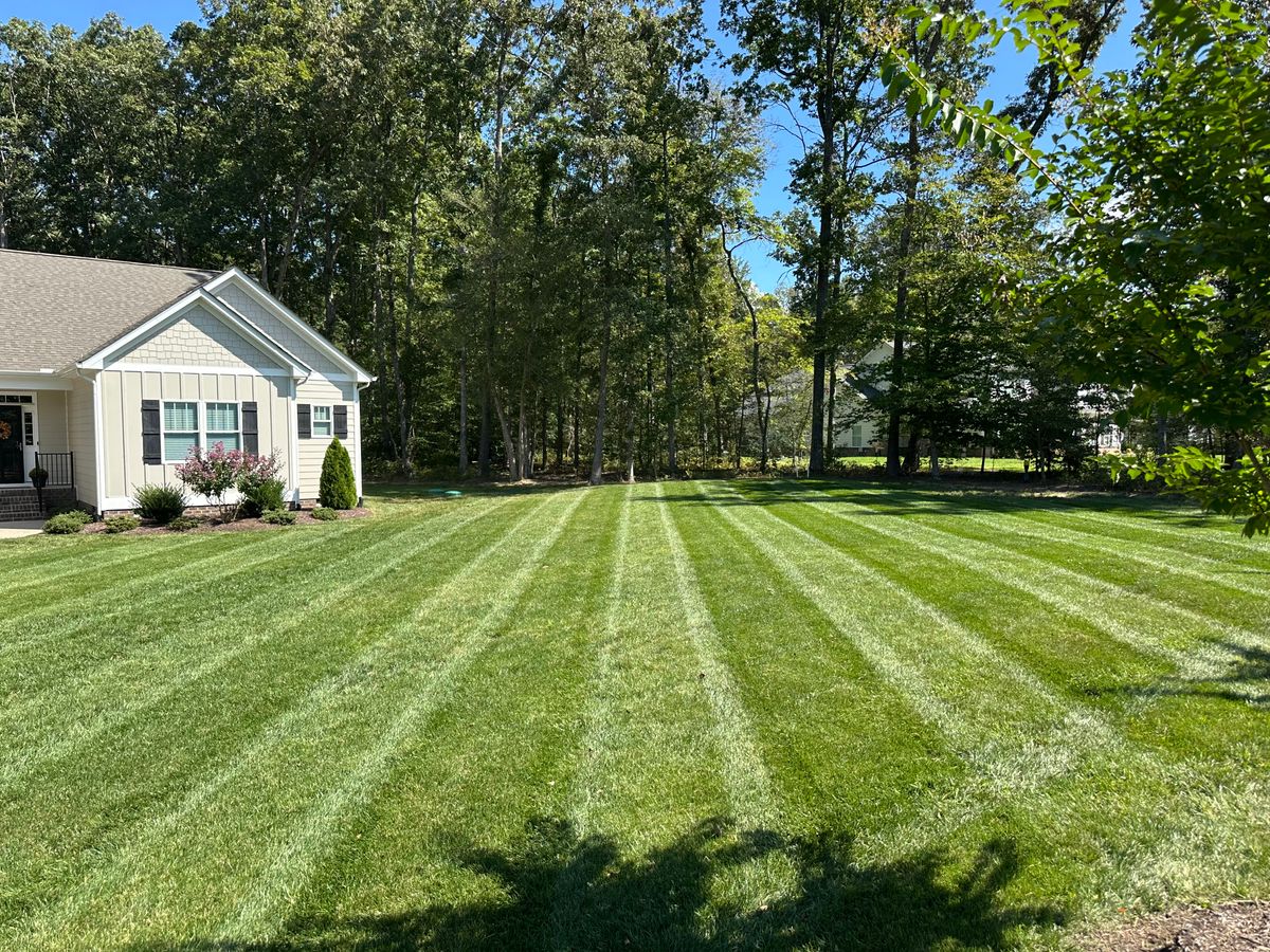 Mowing for Atlas Home Services in Mechanicsville, VA