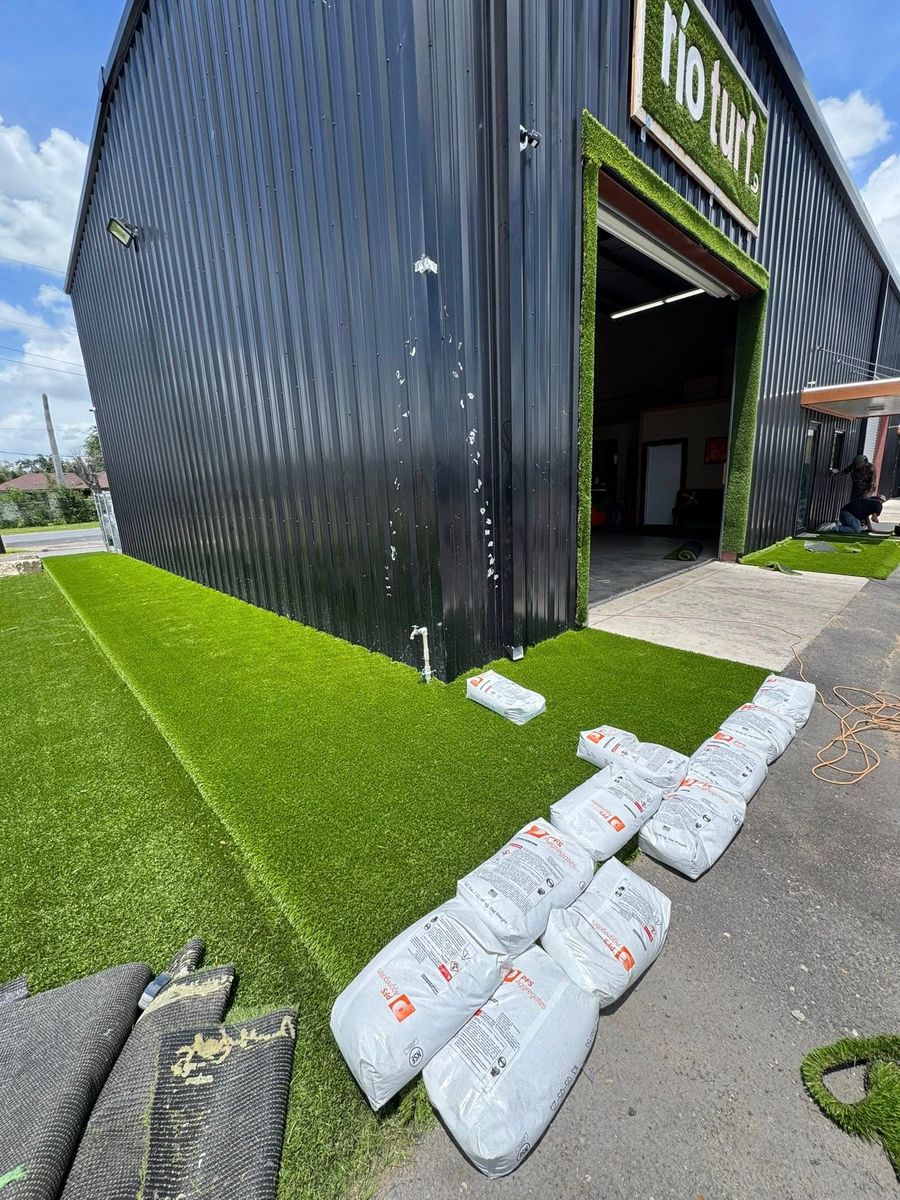 Sod Install for AllStar Scapes in Edinburg, TX