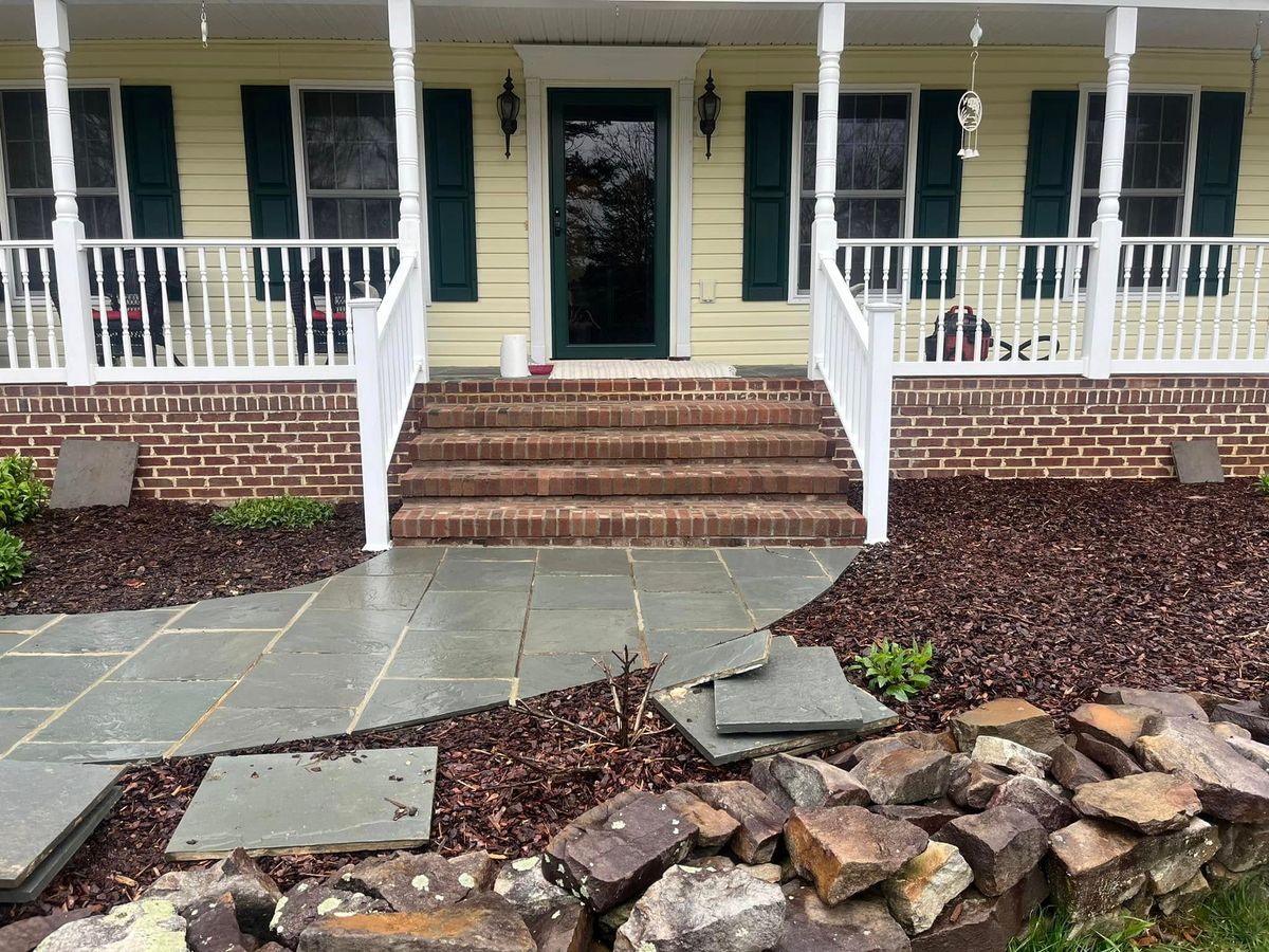 Stone Patios for McCutcheon’s Masonry in Craigsville, VA