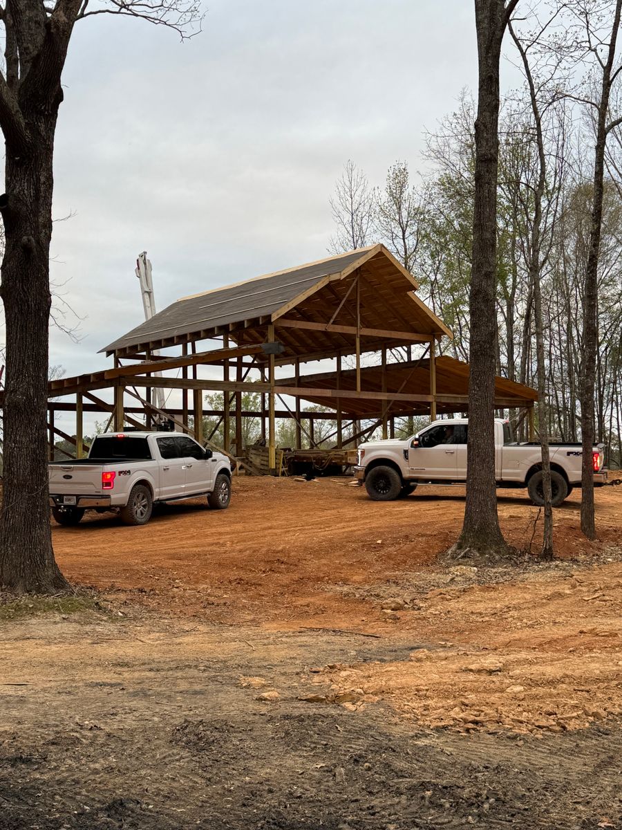 Barn and Home Construction for Triple H Construction in Cave Spring, GA