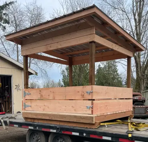 Hay Storage and Feeders for Oats Equestrian Fencing LLC in Arlington, WA