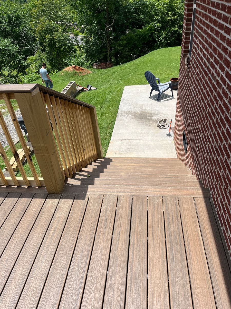 Deck, Porch, & Patio Installation for Wheeler Brothers Construction in Kingsport, TN