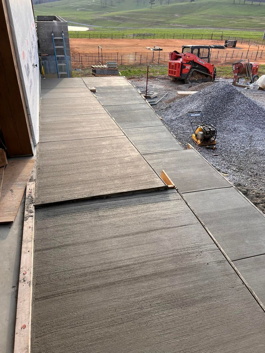 Sidewalk Installation for A&J Concrete Service in Knoxville, TN