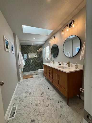 Bathroom Renovation for Quest Construction, Ltd. in Lafayette, CO