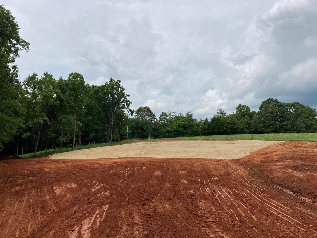 Land Grading for Williams Excavating in Statesville, NC