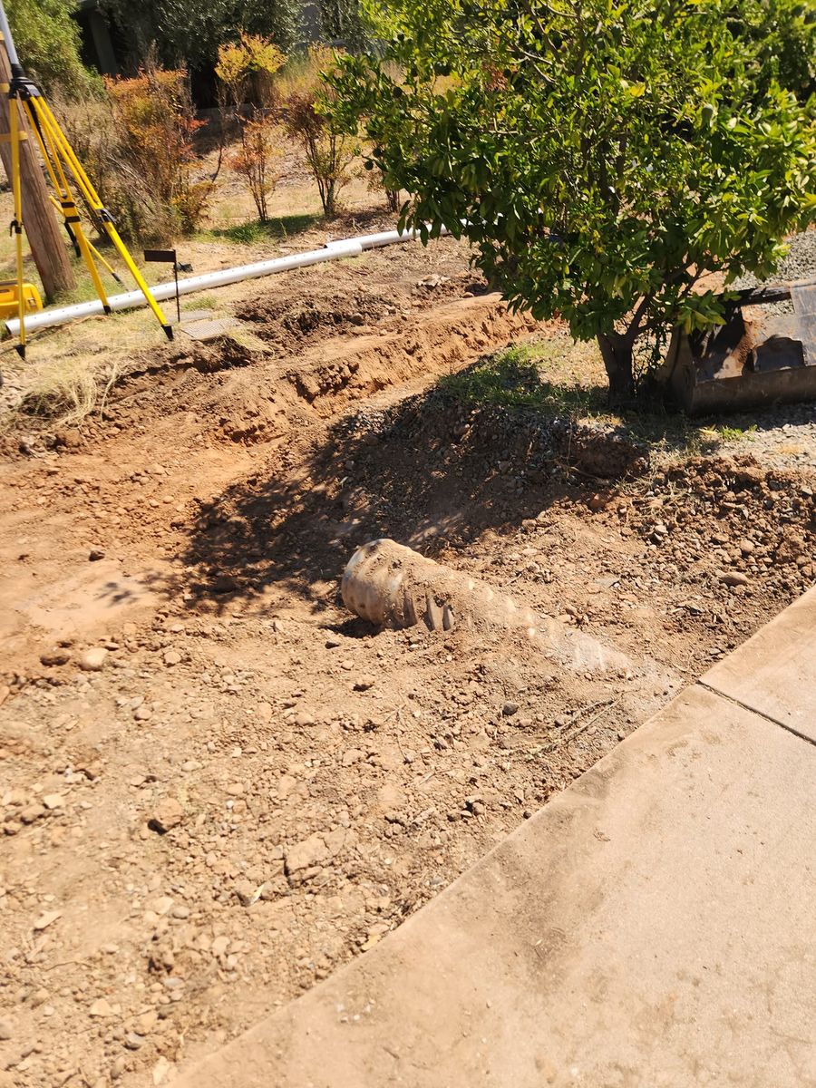 Grading for Amador Engineering Inc. in Acampo, CA