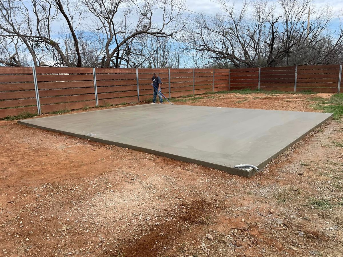 Residential Concrete Services for Crete-Fleet in Abilene, TX