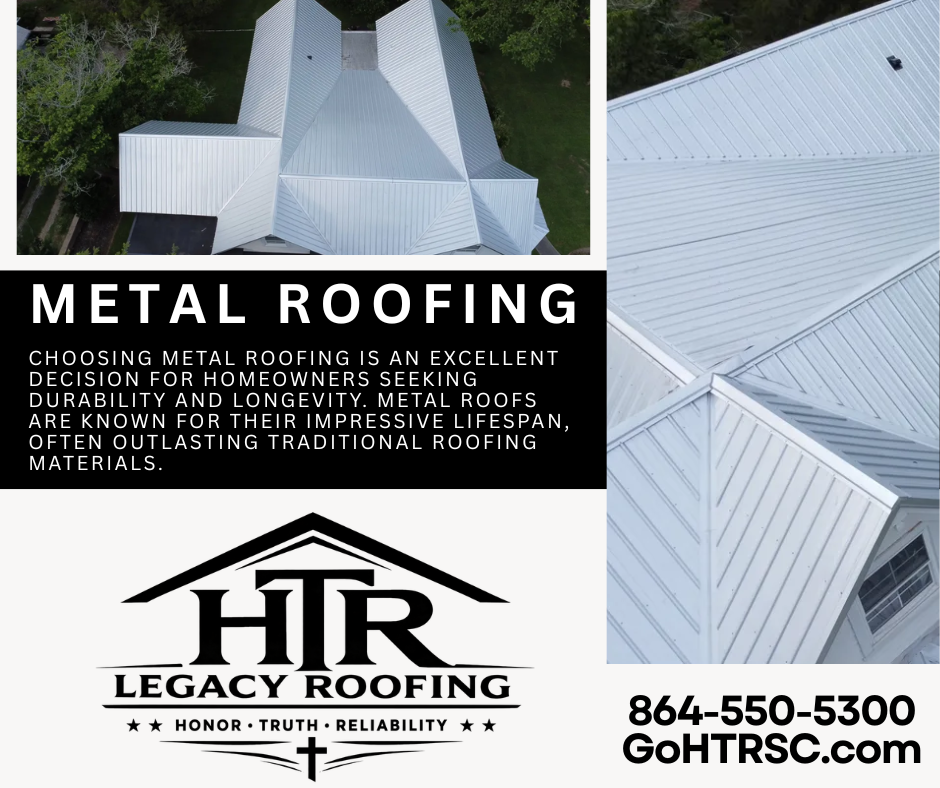 Metal Roofing for HTR Legacy Roofing in Greenwood, SC