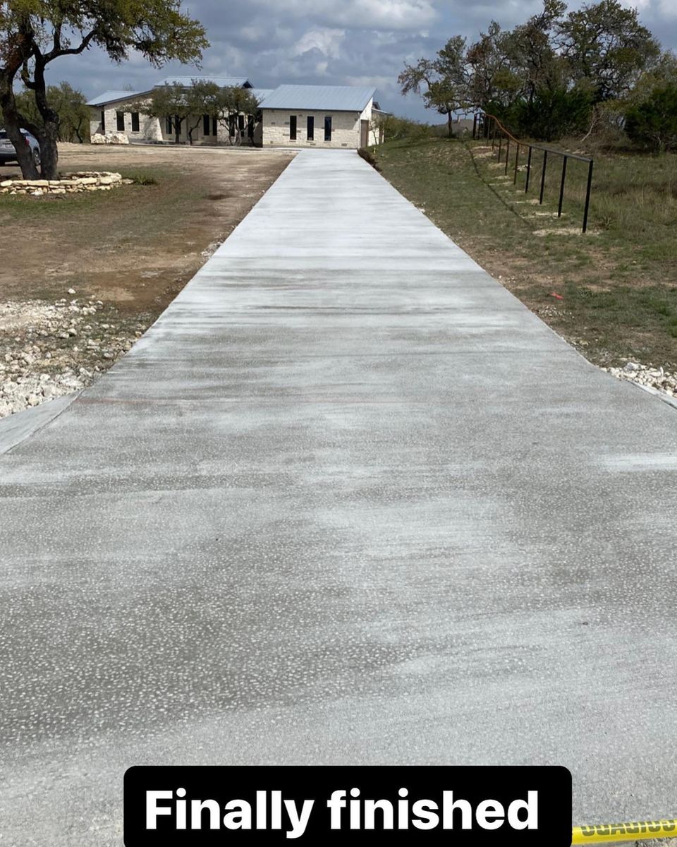 Sidewalk Installation for Triple Crown Custom Concrete in San Antonio, TX