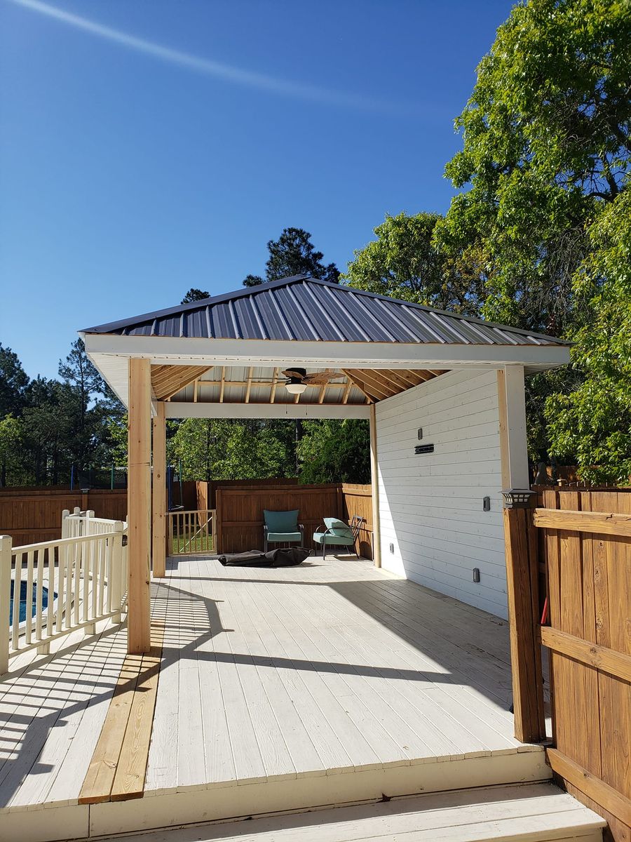 Deck & Patio Installation for Mitchell's Home Renovations in Kershaw, SC