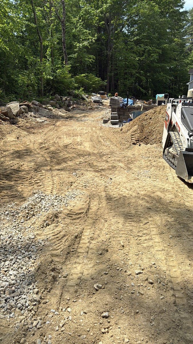 Retaining Wall Construction for J & R VISUAL LANDSCAPING in Haverhill, MA