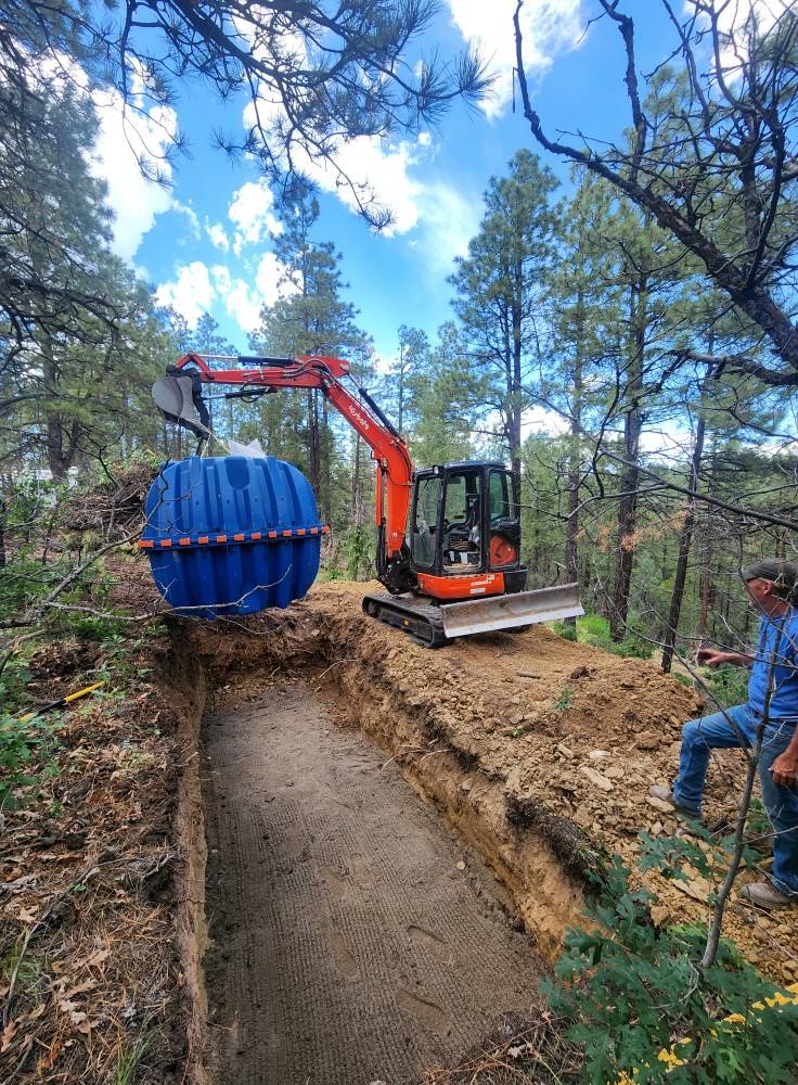 Site Preparation for Markham Septic & Excavation in Pagosa Springs, CO