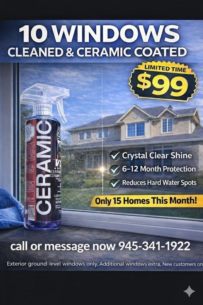 Window Cleaning for Connected Exterior Cleaning in Mesa, AZ