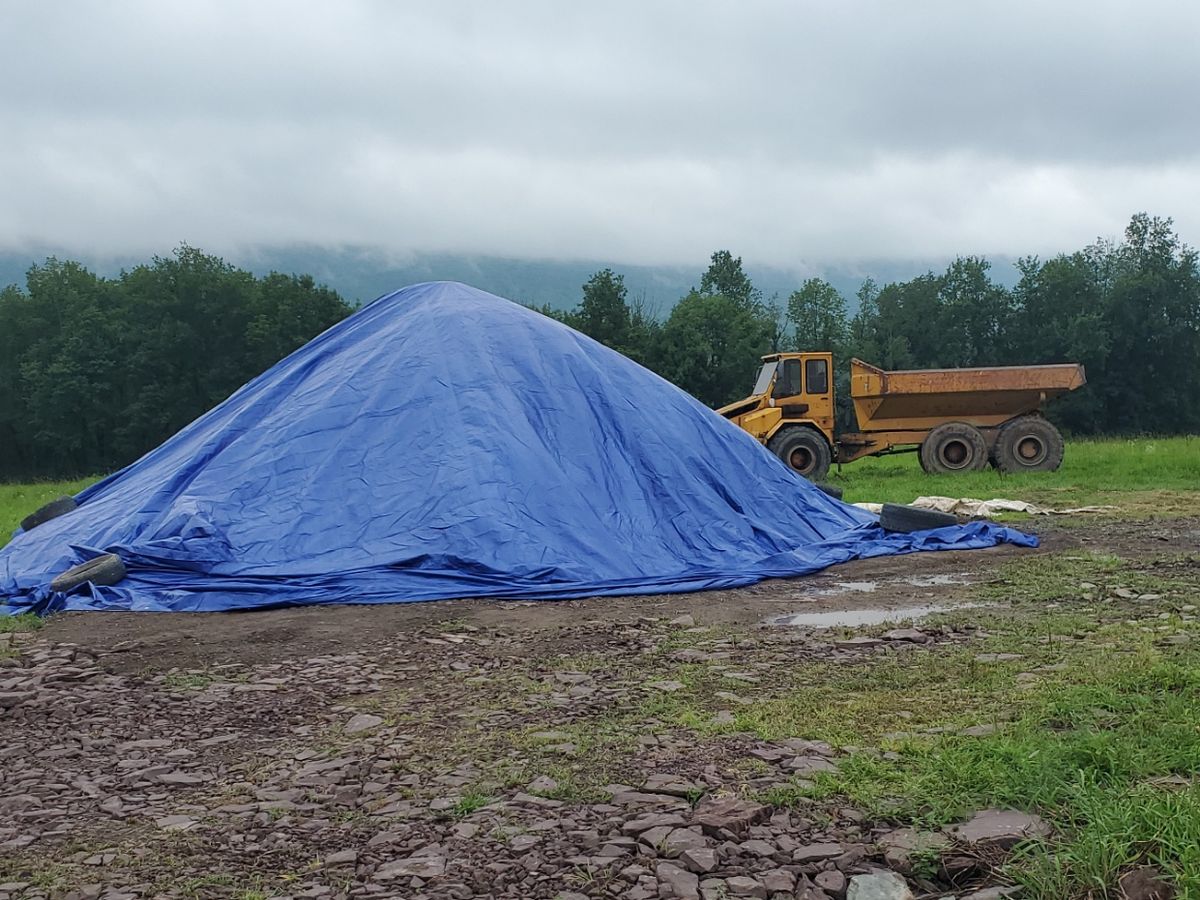 Screened Topsoil for R McK Excavating in Lake Ariel, PA