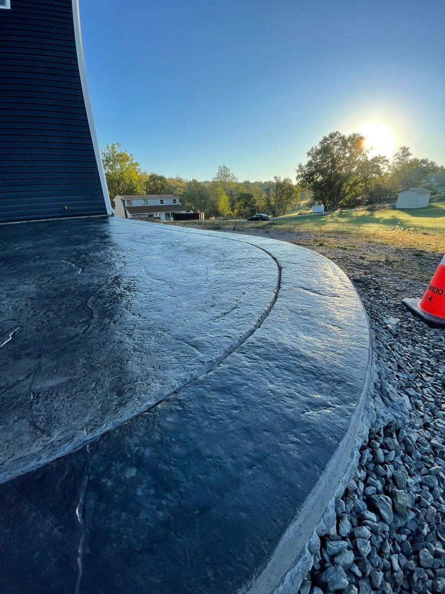 Concrete Slab Construction for STS Custom Concrete in Butler County, PA