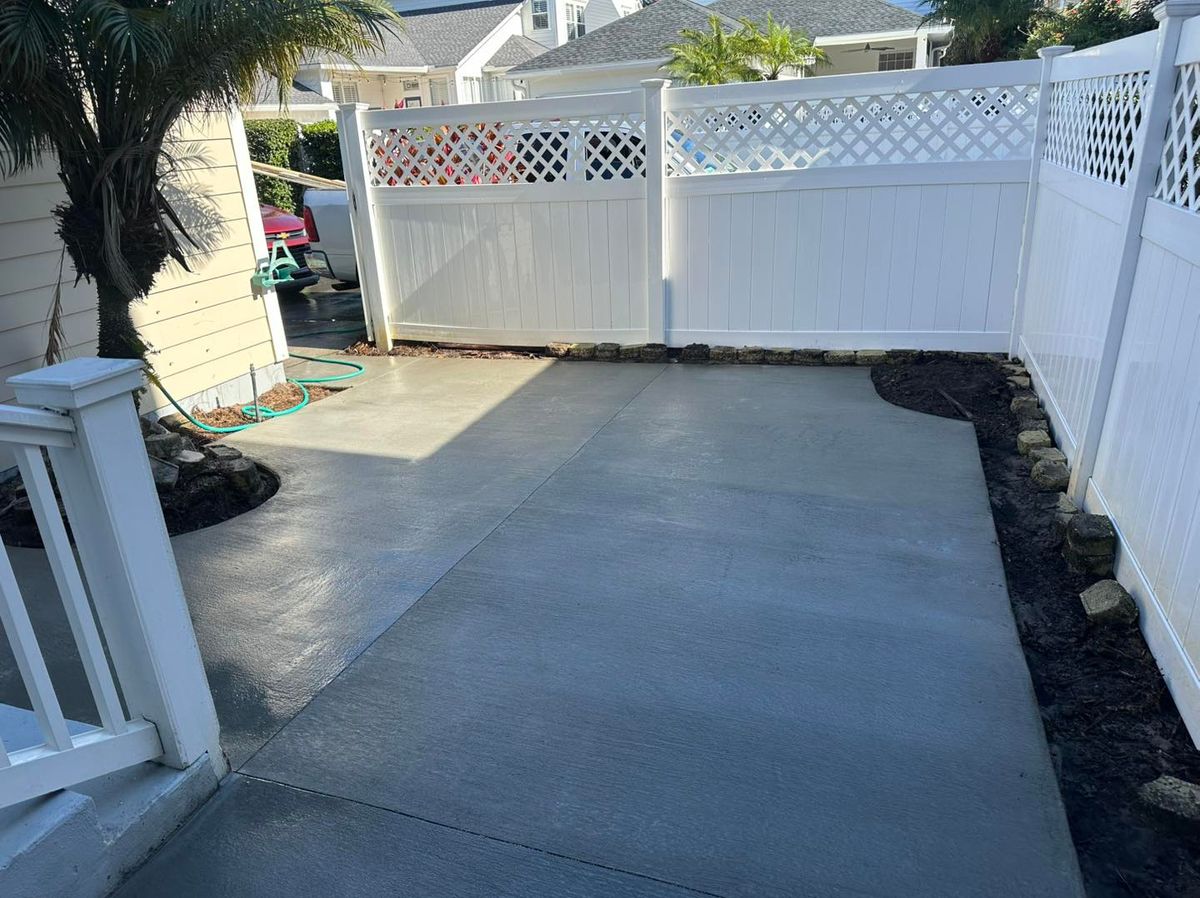 Concrete Slab Construction for Absolute Grey's LLC in Kissimmee, FL