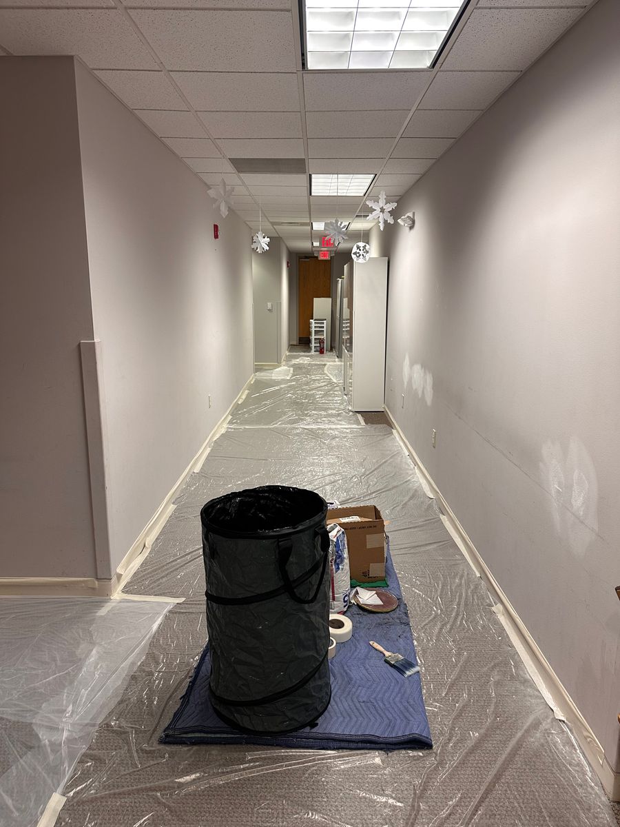 Business/Commercial painting for GW Painting Co. in Charlotte, NC