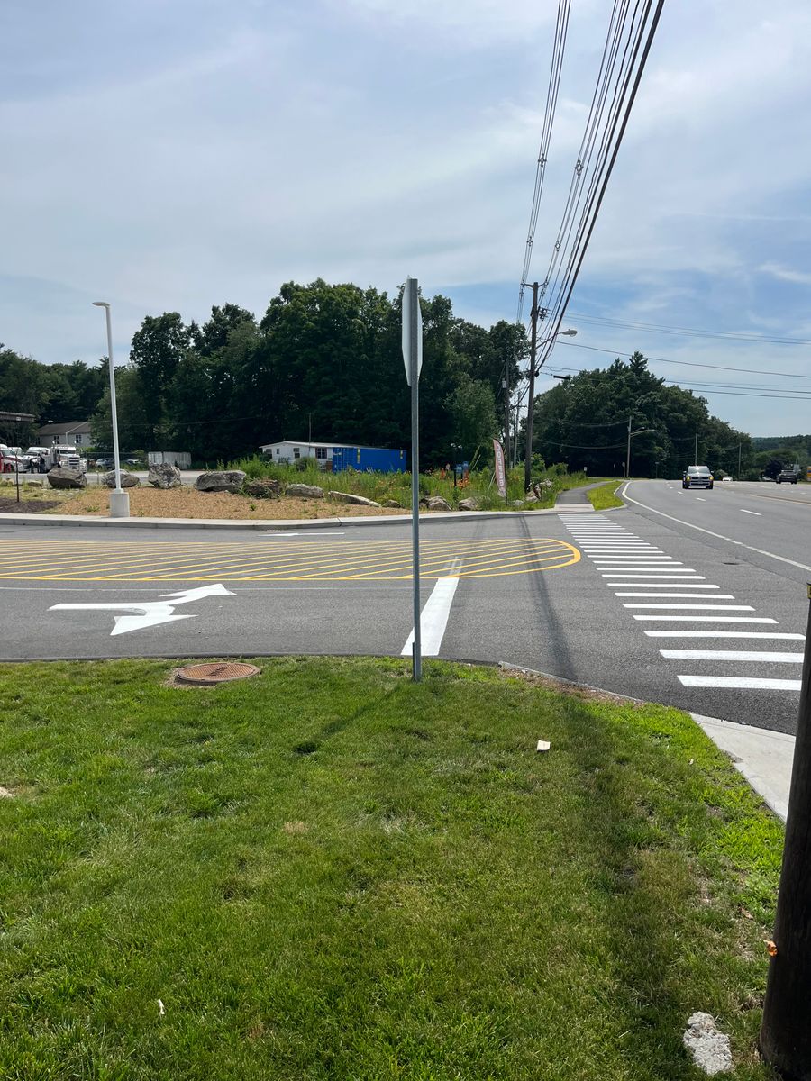 Striping for Cates Sealcoating and Striping in Charlton, MA