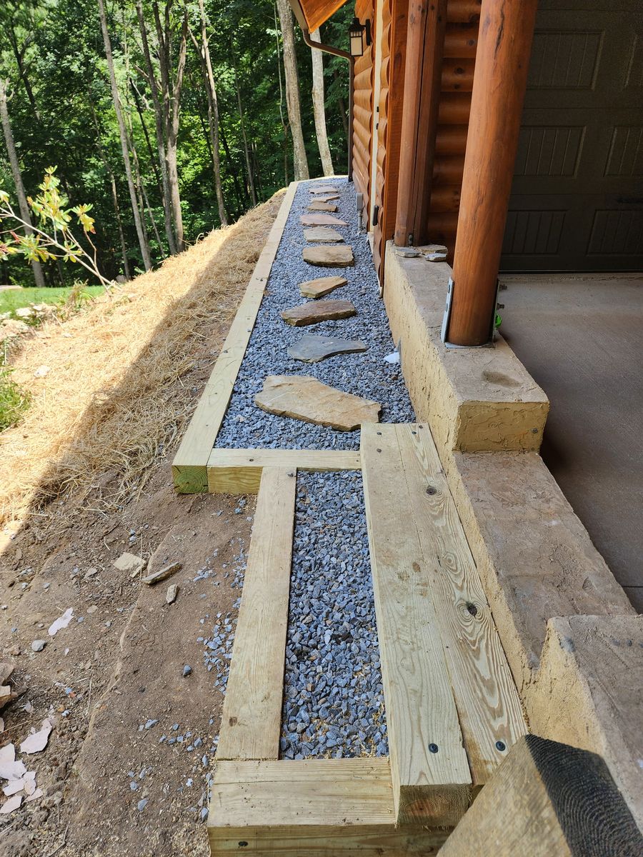 Hardscape Installation for Pisgah Property Services LLC in Asheville, NC