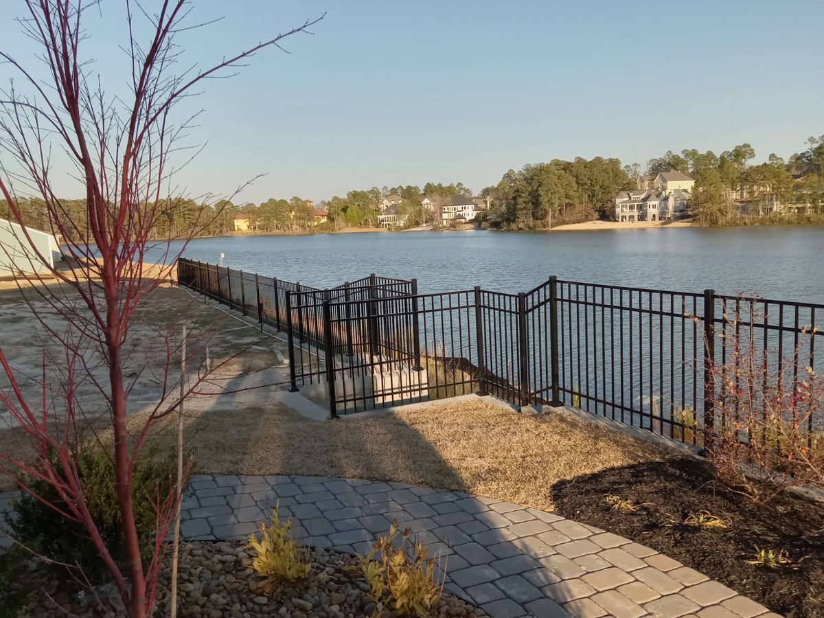 Aluminum Fence Installation for JB Nealy Fence in Elgin, SC