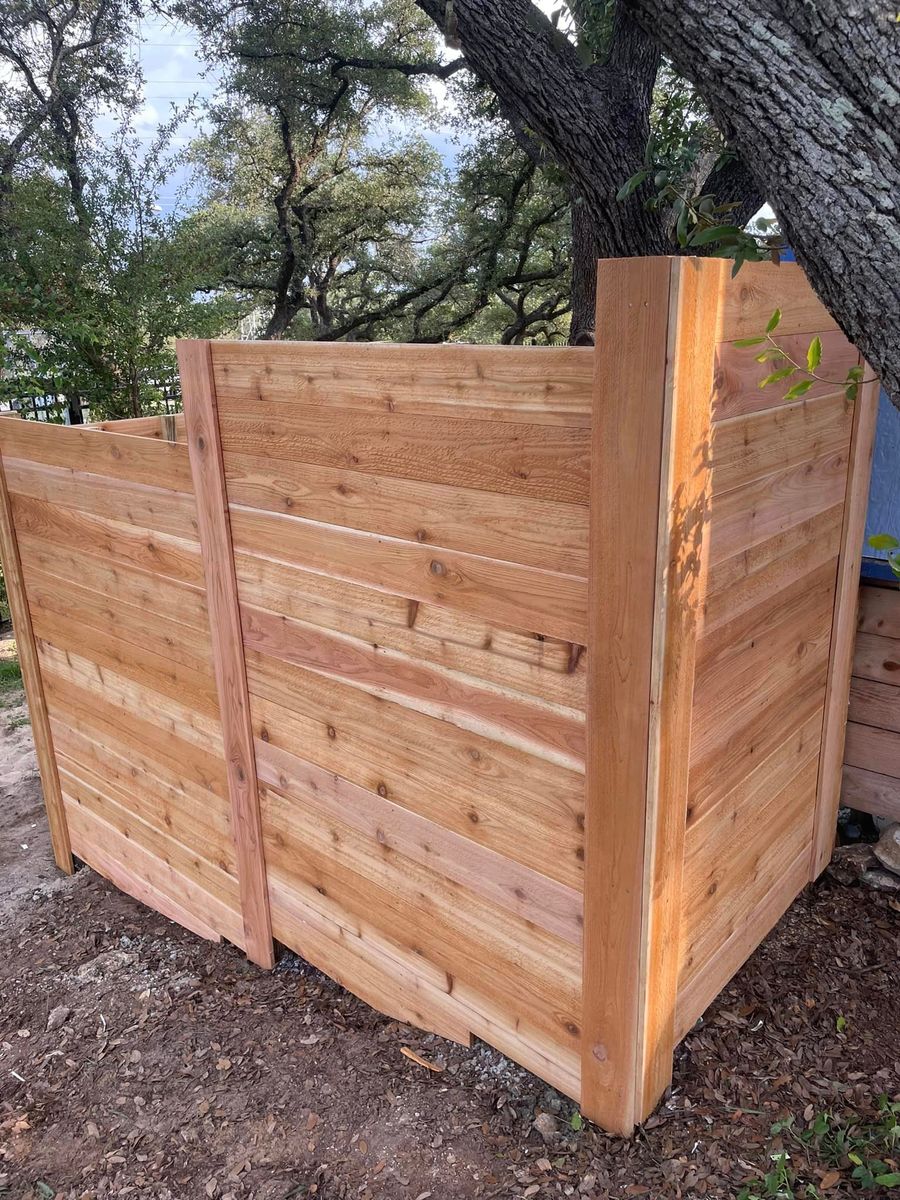 Fence Installation for LT Fencing & Welding in Lakeway, TX
