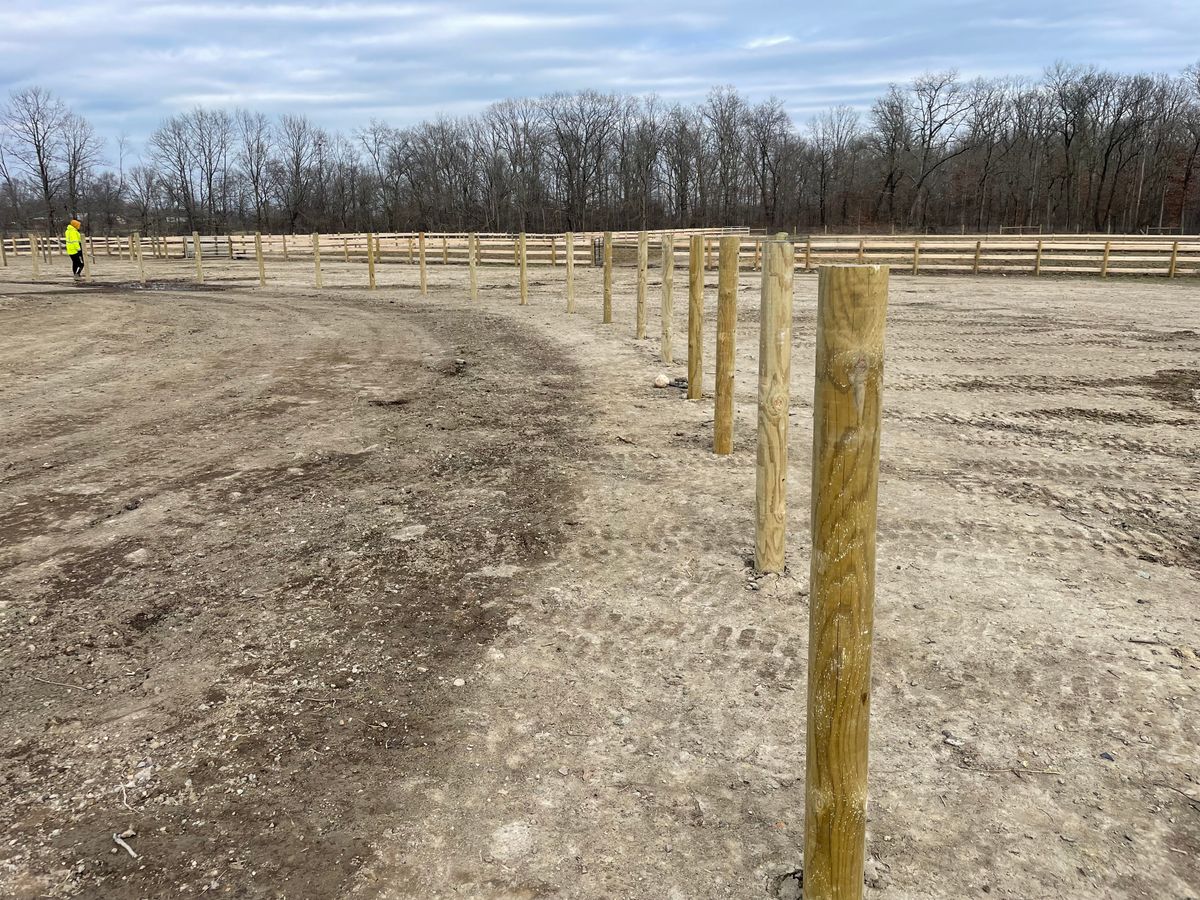 Fence Installation for TMF Services in Lapeer County, MI