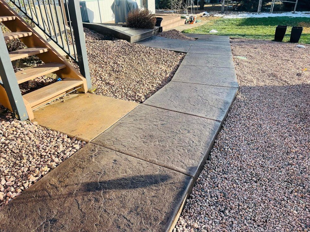 Sidewalk for Majestic Custom Concrete in Colorado Springs, CO