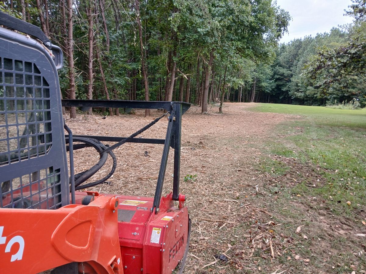 Forestry Mulching for Whiskey Ridge Mulching & Land Services in South Boston, VA