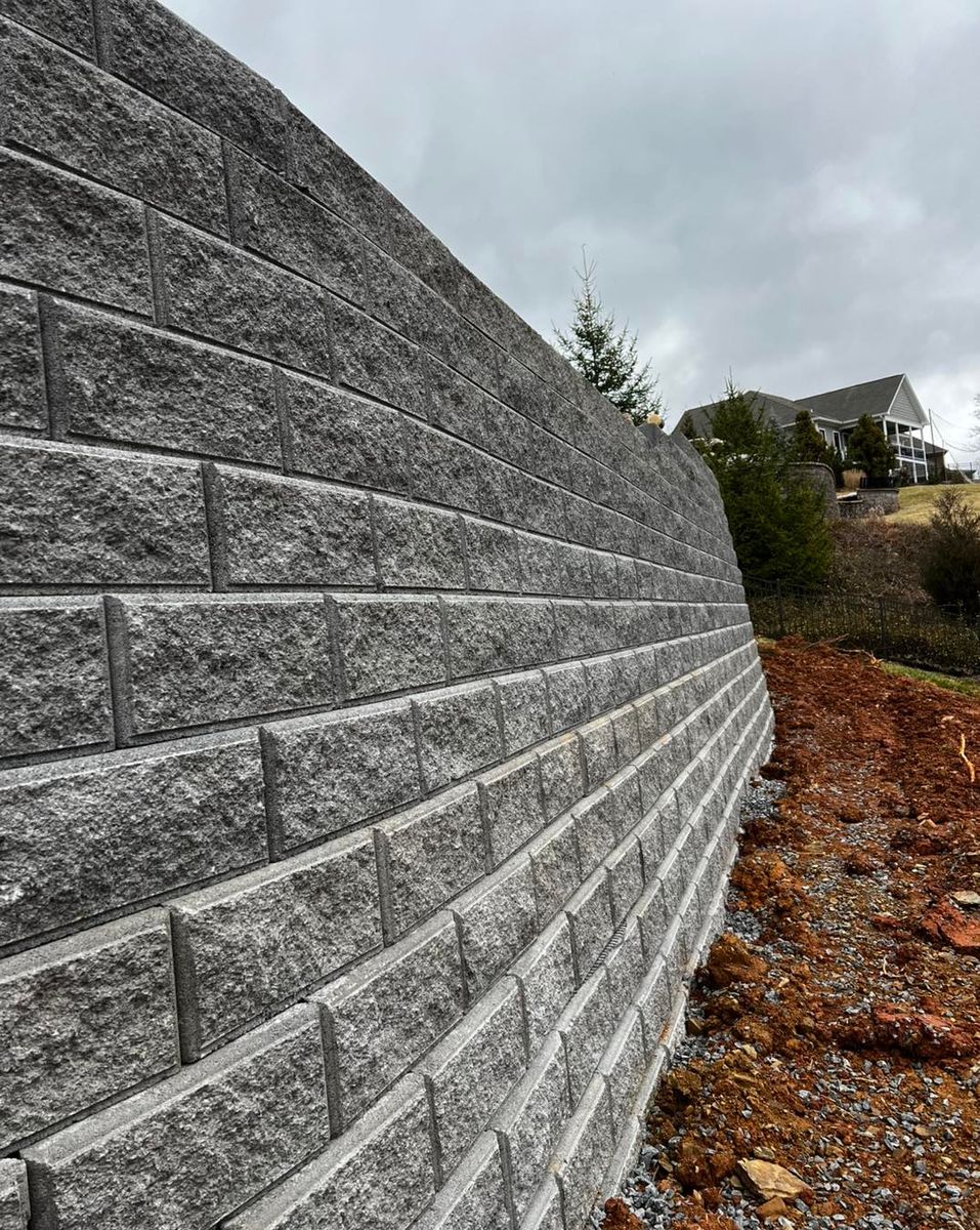 Retaining Wall Construction for Precision Scapes in Jonesborough, TN