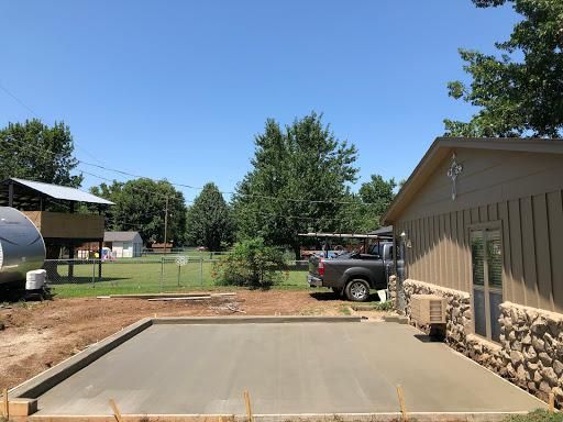 Patio Construction for Sol Co in Tulsa, OK