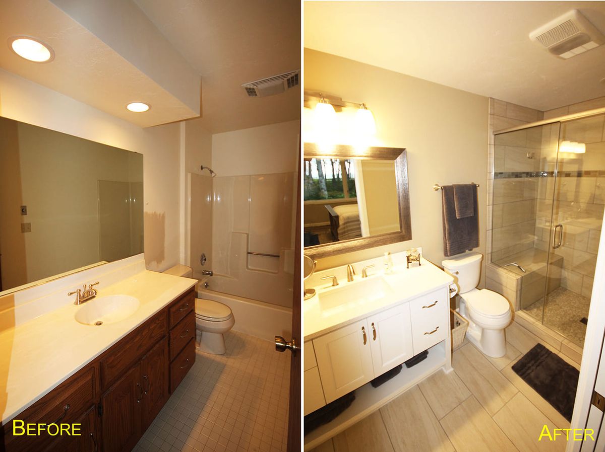 Bathroom Remodel for Davis & Co. Custom Builders in Franklin, TN