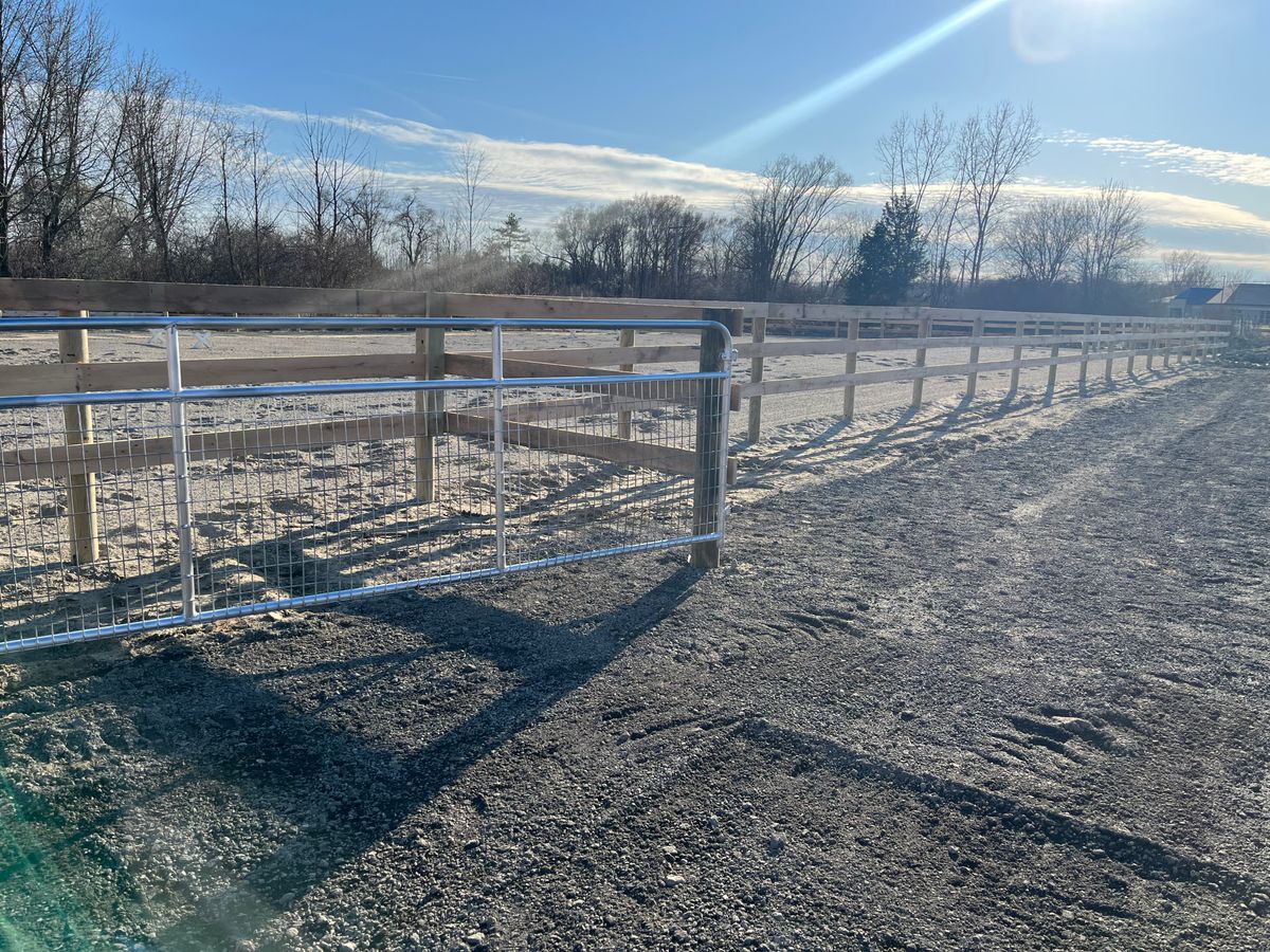 Fence Installation for TMF Services in Lapeer County, MI