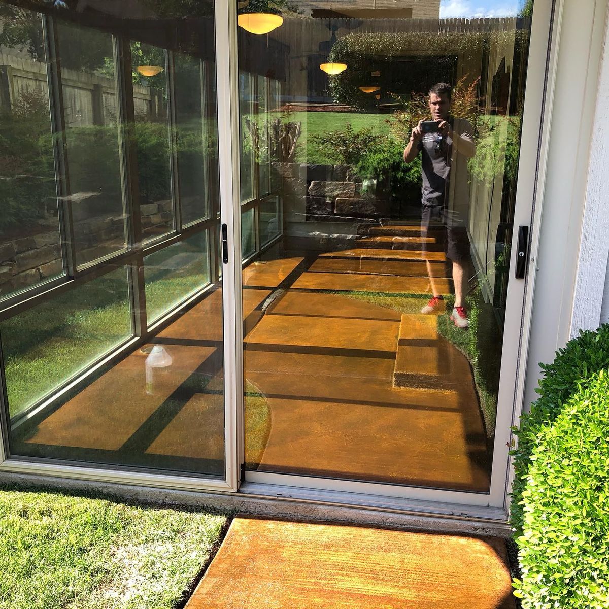 Stamped & Stained Concrete for Sol Co in Tulsa, OK