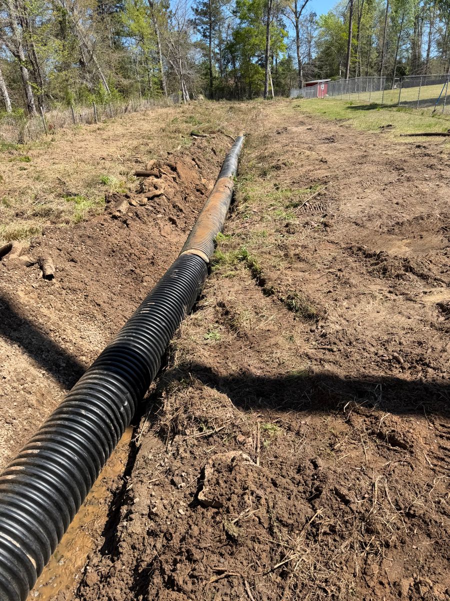 Drainage Systems for V&S Grading in Harlem, GA