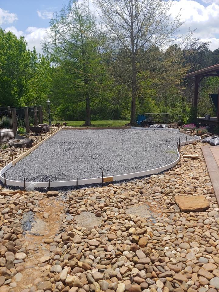 Patio Design & Installation for Gunter's Concrete in Newport, TN