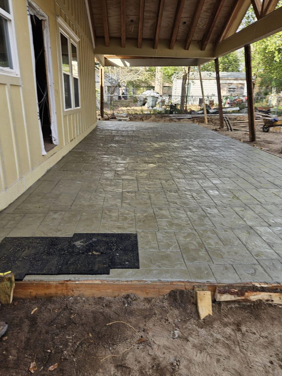 Patio Design & Installation for Cortes Concrete LLC in Athens, GA