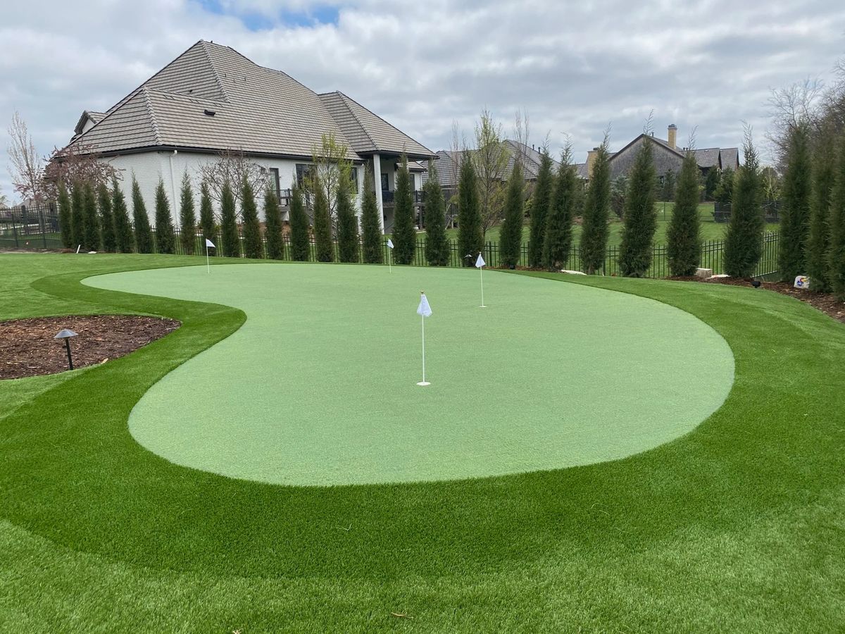 Artificial turf for Platinum K Landscaping in San Antonio, TX