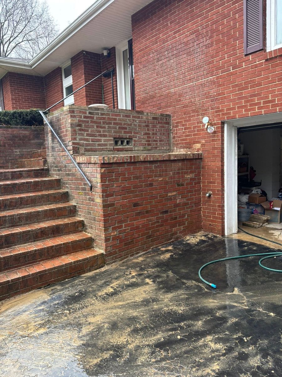 Bricklaying for McCutcheon’s Masonry in Craigsville, VA