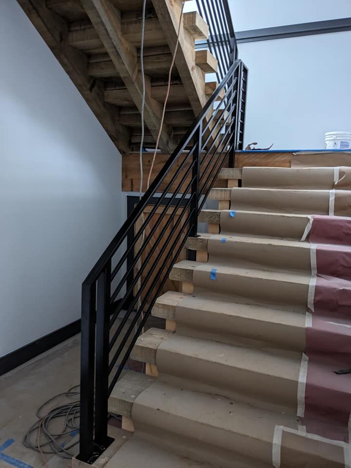 Floating Stairs for Moose Welding And Metalworks in Blue Ridge, GA