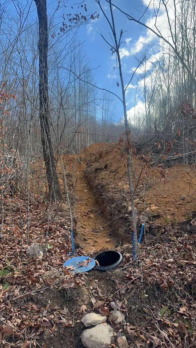 Septic Tank Installation for Mountain Land Services LLC. in Oneida, TN