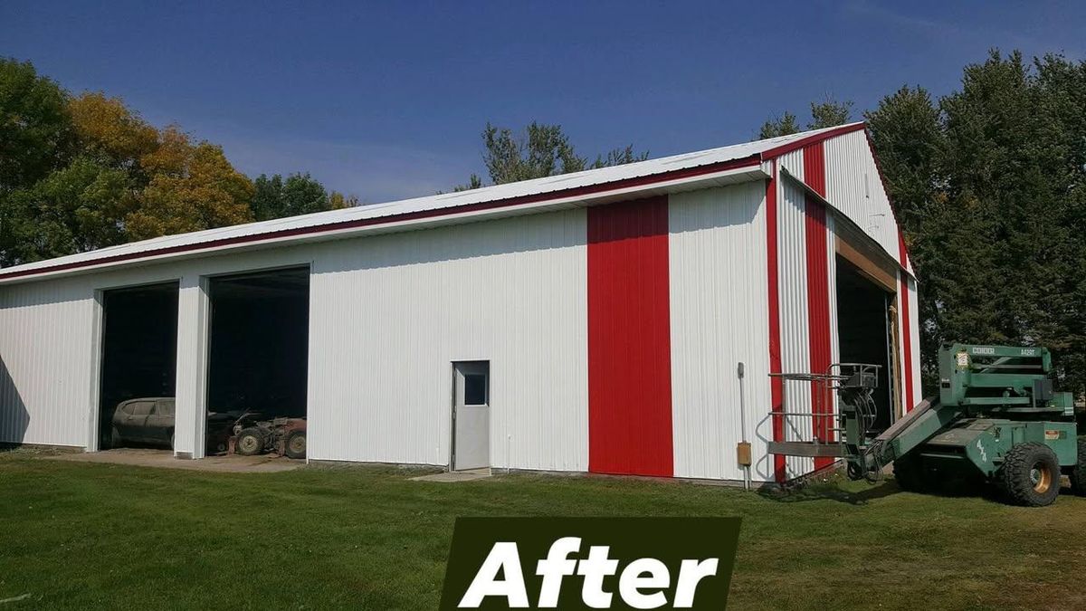Metal Exterior Painting for L&M Painting LLC in Freeborn County, MN