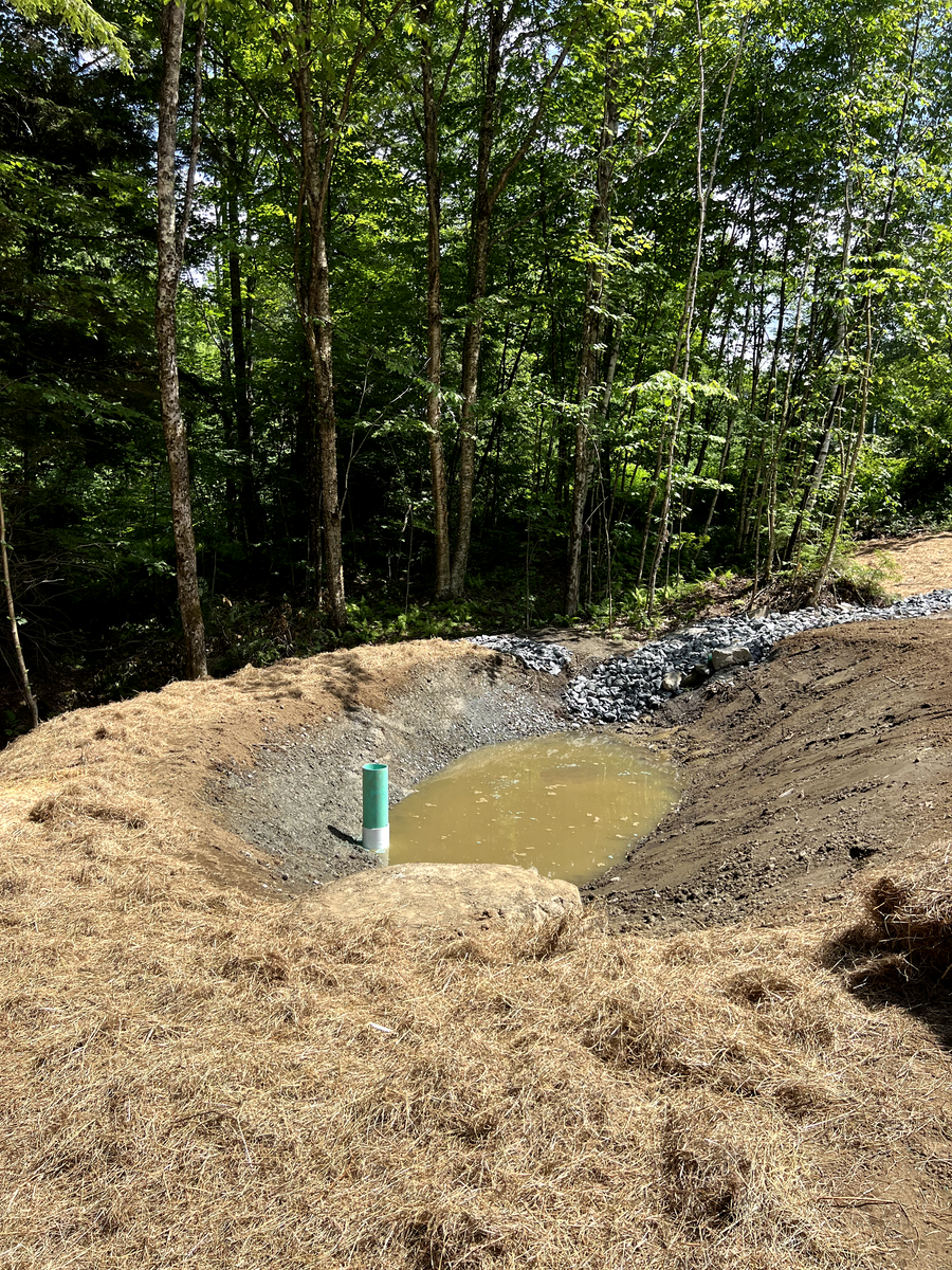 Land Grading for Andy Naylor Excavation in Johnson, VT